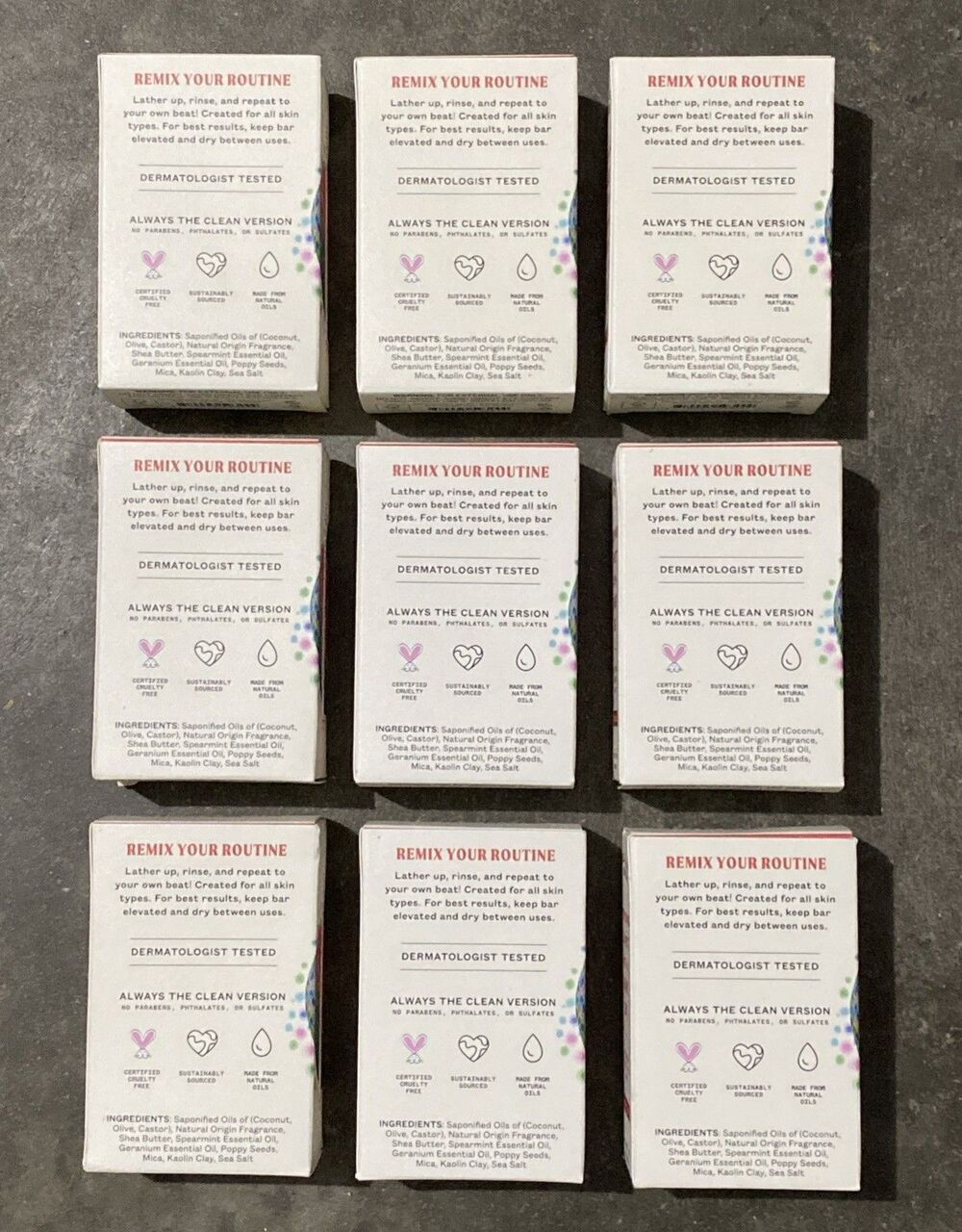 (9) Jukebox Watermelon Disco Natural Body Soap Bar Dr. Squatch Agave Poppy Seed - Picture 2 of 2